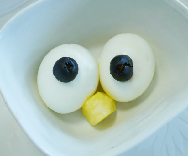 hard boiled egg eyeballs
